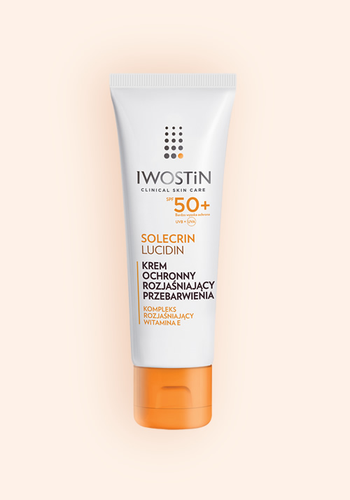 Lucidin Krem ochronny rozjaśniający przebarwienia SPF 50+